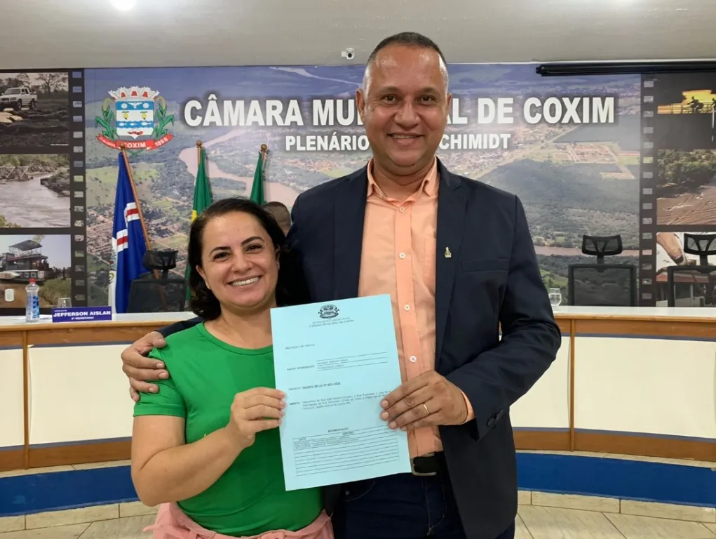 Vereador Jefferson e Thais Rodrigues Gondim